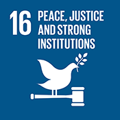 Icon for Goal 16: Peace, Justice and Strong Institutions