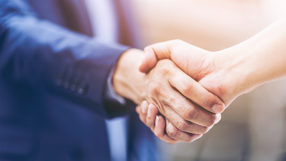 A handshake