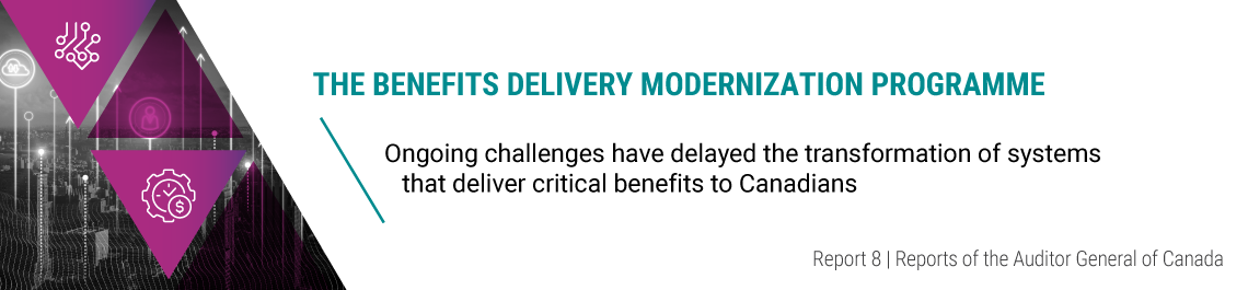 Report 8—The Benefits Delivery Modernization Programme