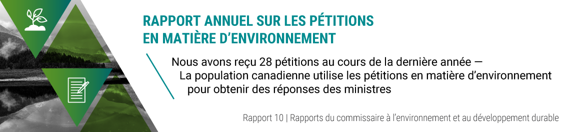 Rapport 10 — Rapport annuel sur les pétitions en matière d’environnement