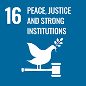United Nations’ sustainable development goal number 16: Peace, justice and strong institutions