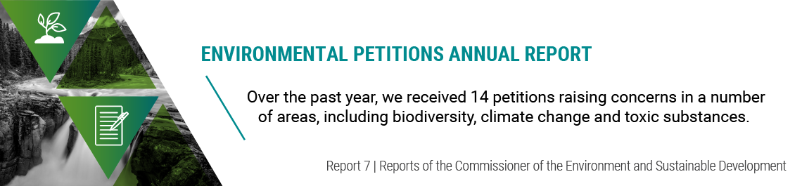 Over the past year, we received 14 petitions raising concerns in a number of areas