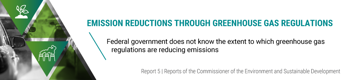 Report 5—Emission Reductions Through Greenhouse Gas Regulations—Environment and Climate Change Canada