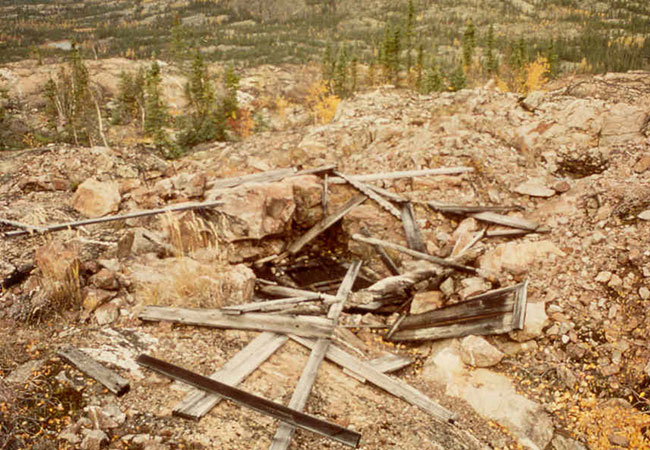 Site of the Rayrock uranium mine in the Northwest Territories