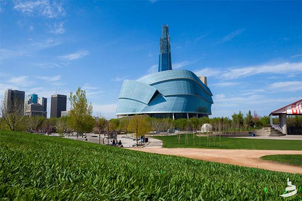 Photo of the Canadian Museum for Human Rights in Winnipeg Photo of the Canadian Museum for Human Rights in Winnipeg