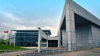 Exterior photo of the Canada Aviation and Space Museum