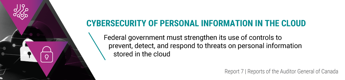 Report 7—Cybersecurity of Personal Information in the Cloud