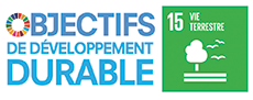 Logo des objectifs de développement durable des Nations Unies et icône de l’Objectif 15 de développement durable des Nations Unies : vie terrestre Logo des objectifs de développement durable des Nations Unies et icône de l’Objectif 15 de développement durable des Nations Unies : vie terrestre